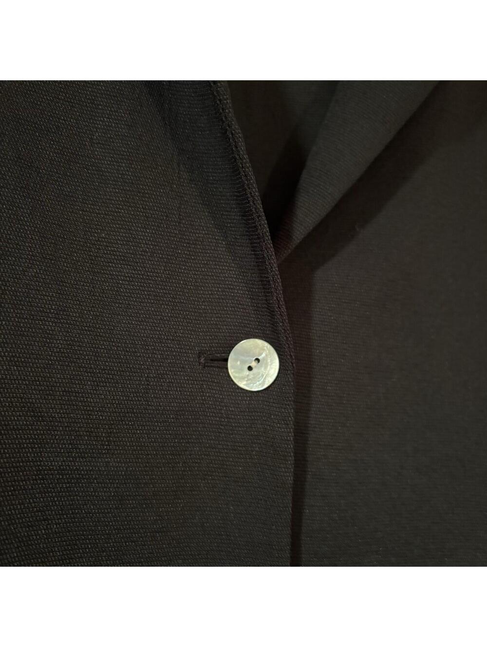 Aritzia Wilfred Black Crepe Overshirt Button Front Oversized Blazer Blouse XXS - Picture 6 of 9